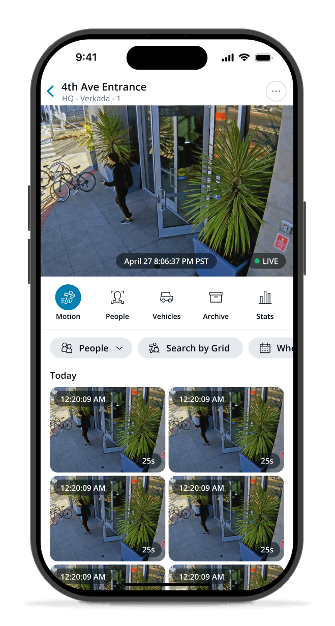 Watch your cameras live from your phone